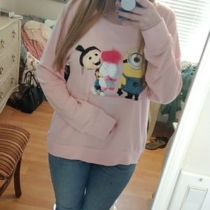 Cute light weight Despicable Me sweatshirt.